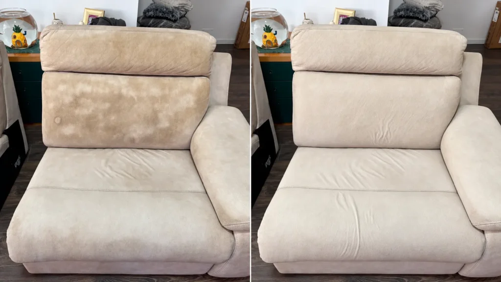Prima e dopo poltrona
