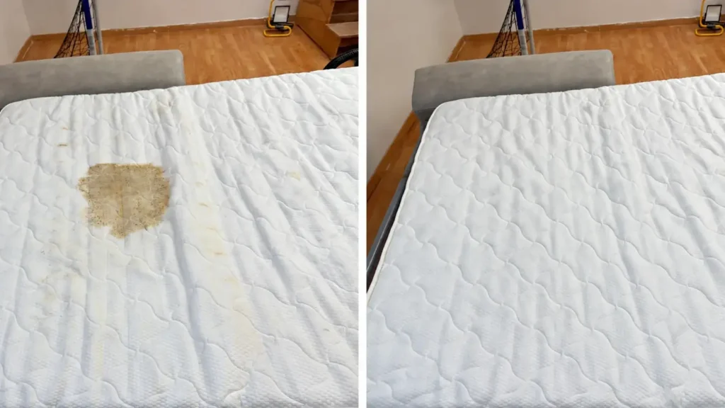 Prima e dopo materasso